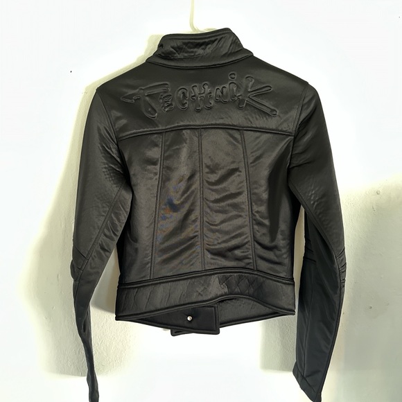 COP COPINE Technik black cyber Moto jacket. - Picture 3 of 7